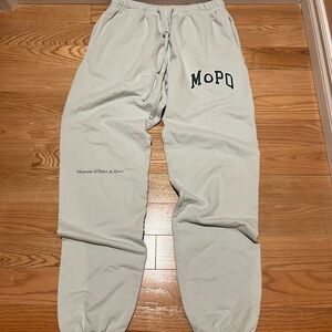 museum of peace and quiet MOPQ sweatpants